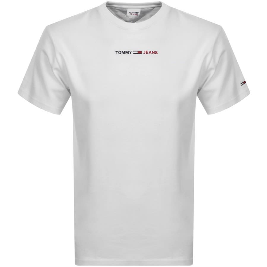 Alternative Image for ProductTommy Jeans Short Sleeve Logo T Shirt White1